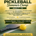 Junior Pickleball Summer Camp
