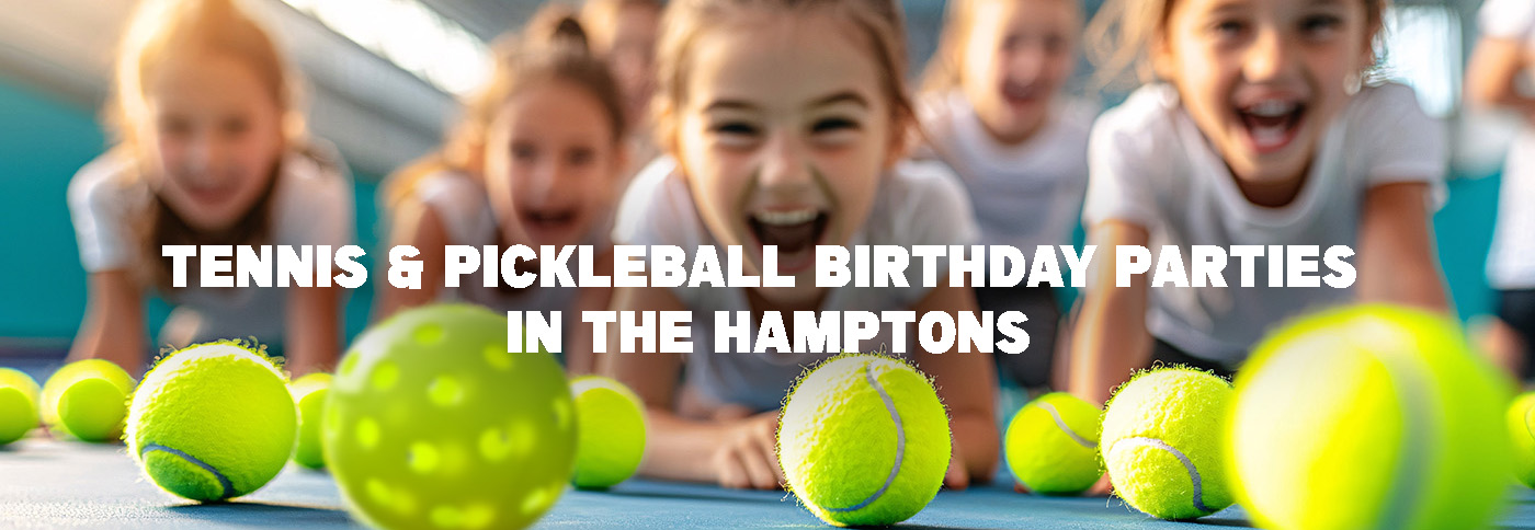 World Tennis Day Concept. Cheerful Children Playing with Tennis Balls Indoor